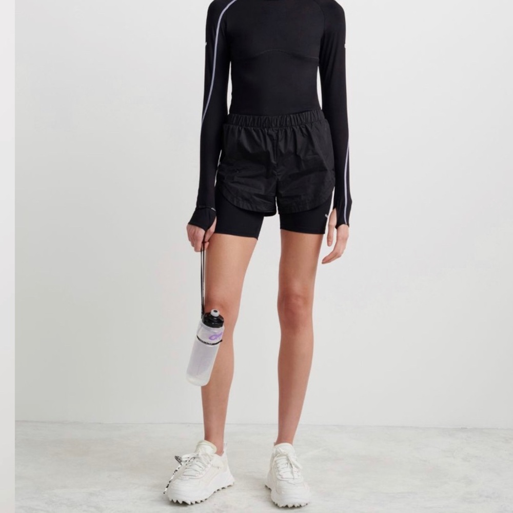 Off White Active Logo Loose Shorts XS - NWT